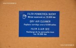 naklejka na filtr powietrza FSO Fiat 125p