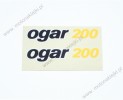 OGAR 200 NAKLEJKI NA POKRYWY BOCZNE