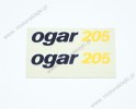 OGAR 205 NAKLEJKI NA POKRYWY BOCZNE